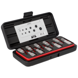 Juego de dados punta hexagonal 1/2" x 10 pzs 7809M/10 Bahco