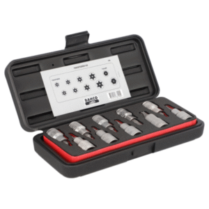 Juego de dados punta torx y hexagonal 1/2" x 10 pzs 7809TORX/10 Bahco