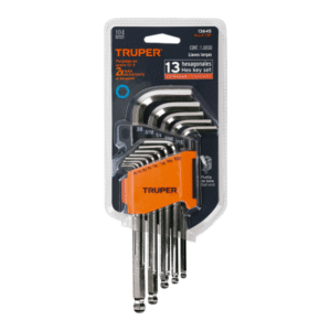 Juego de llaves allen largas PG x 13 Pzs TRUPER 13645