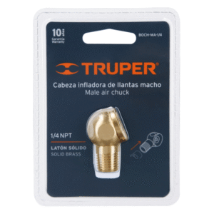 Cabeza infladora de llantas macho TRUPER 19087