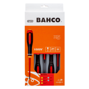 Juego destornilladores 1000V x 5pz Ergo BAHCO BE-9882S