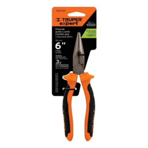 Alicate punta y corte 6" 1000V TRUPER 17334
