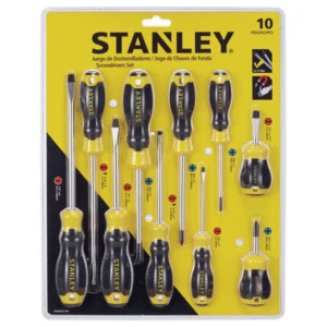 Juego de 10 destornilladores STANLEY STMT66676-840