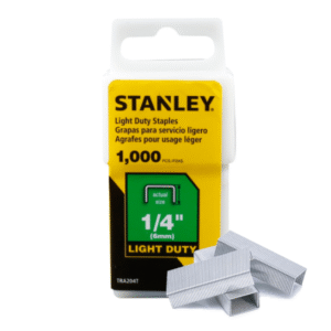Grapas de 1/4" x 1000und STANLEY TRA204T
